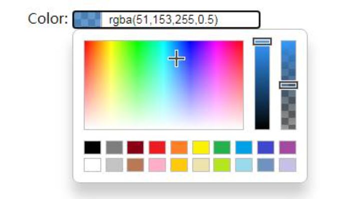 颜色选择插件jscolor