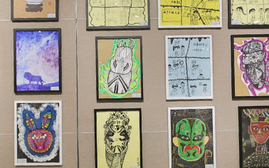 栖霞区文化馆“童画童心”画展