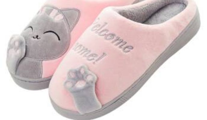 惠夫人 秋冬季情侣棉拖鞋